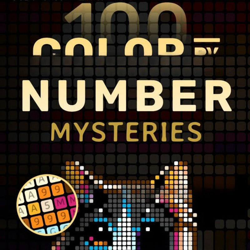Color By Number Mystery Coloring Book